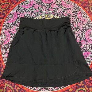 Adidas Women’s Black Athletic Skort Drawstring XS Stretchy Sport Skirt